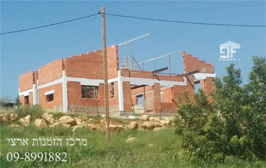 יישום של אלמנט גשרי קור בקירות הבלוק האדום